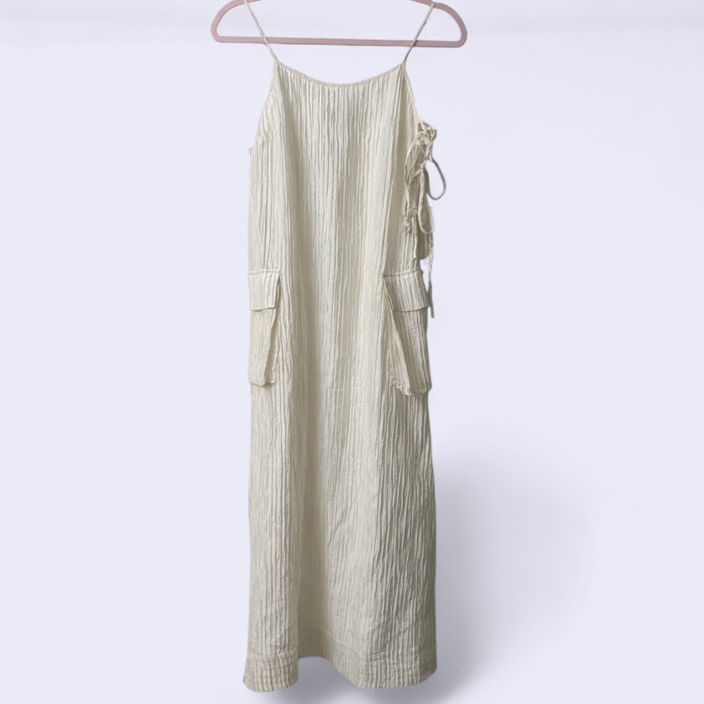 Find Me Now Amar Midi Dress in Bone